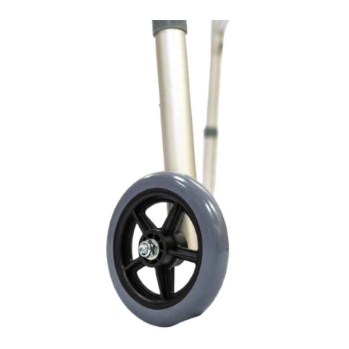 CAMINADOR ANDADERA 2 RUEDAS COLOR PLATEADO PARA NIÑOS