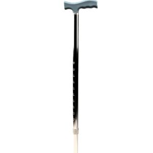 BASTON DE 1 PUNTO COLOR PLATEADO BRILLANTE