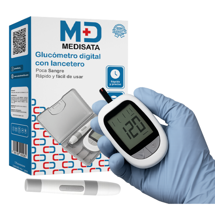 GLUCÓMETRO DIGITAL CON LANCETERO (KIT)
