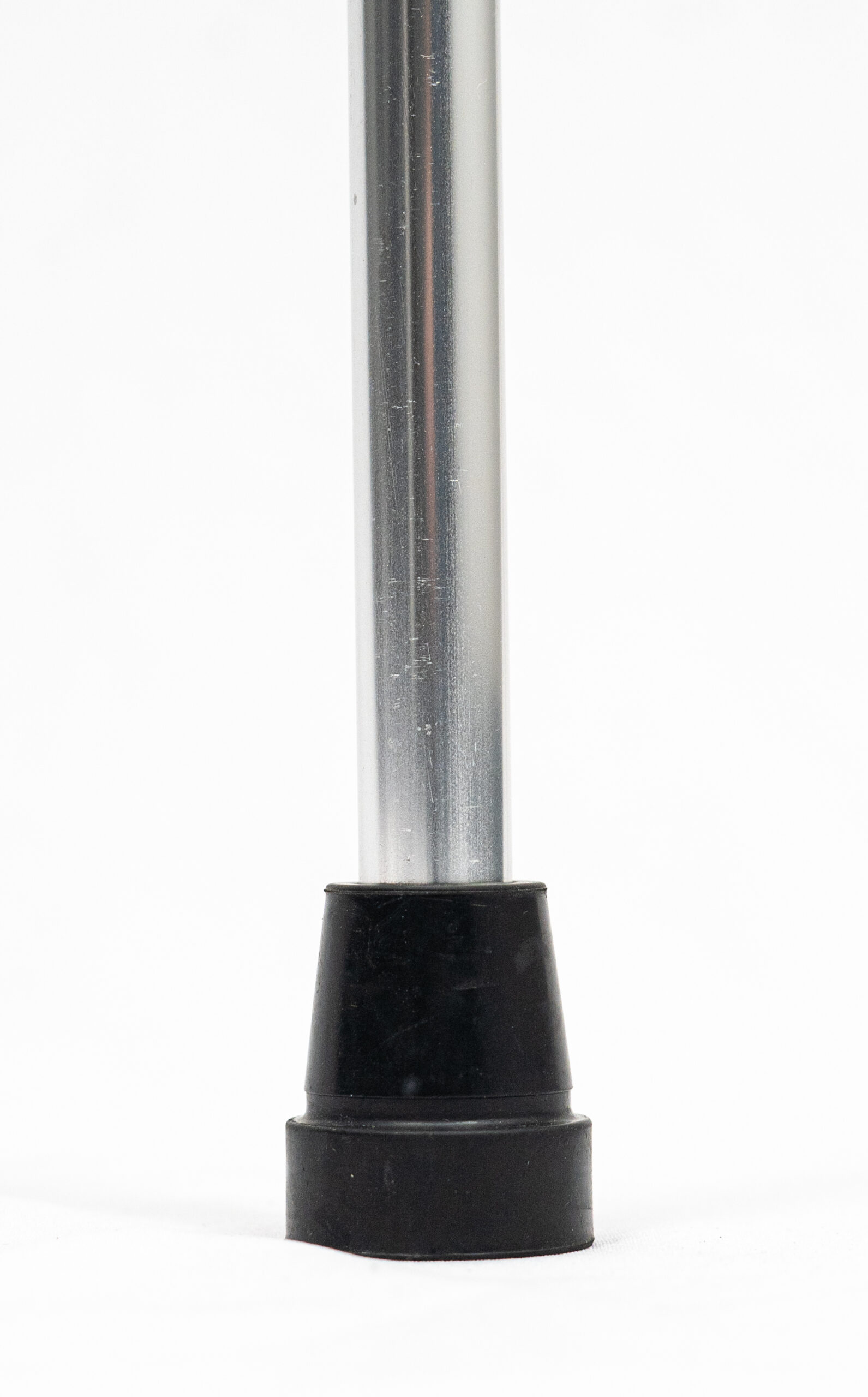 BASTON 1 PUNTO PLEGABLE PLATEADO