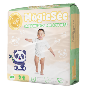 PAÑALES DESECHABLES PARA BEBE MAGIC SEC TALLA XG 24 UNID.