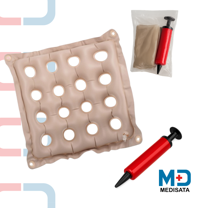 COJÍN INFLABLE ANTIESCARAS PVC COLOR BEIGE