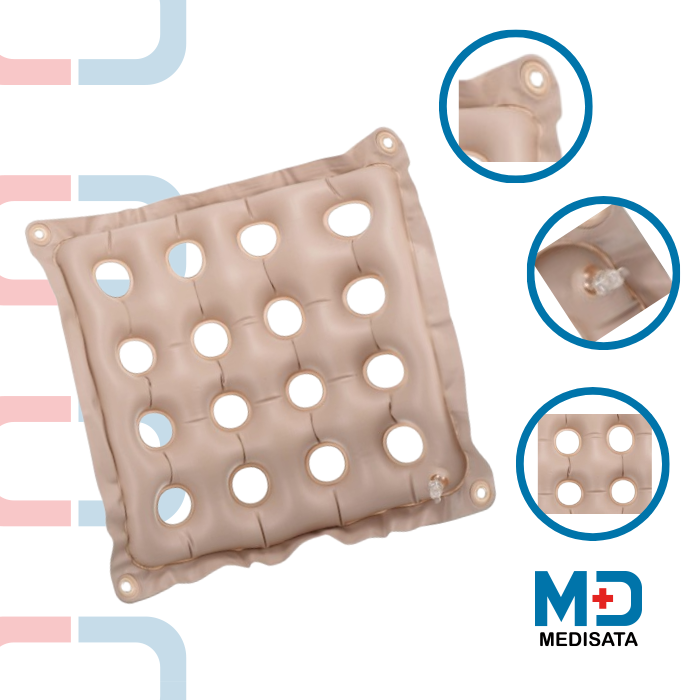 COJÍN INFLABLE ANTIESCARAS PVC COLOR BEIGE