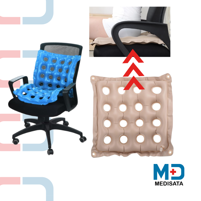 COJÍN INFLABLE ANTIESCARAS PVC COLOR BEIGE